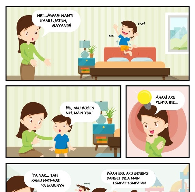 Contoh Gambar Cerita Tentang Tahun Baru Komik 4 Ide
