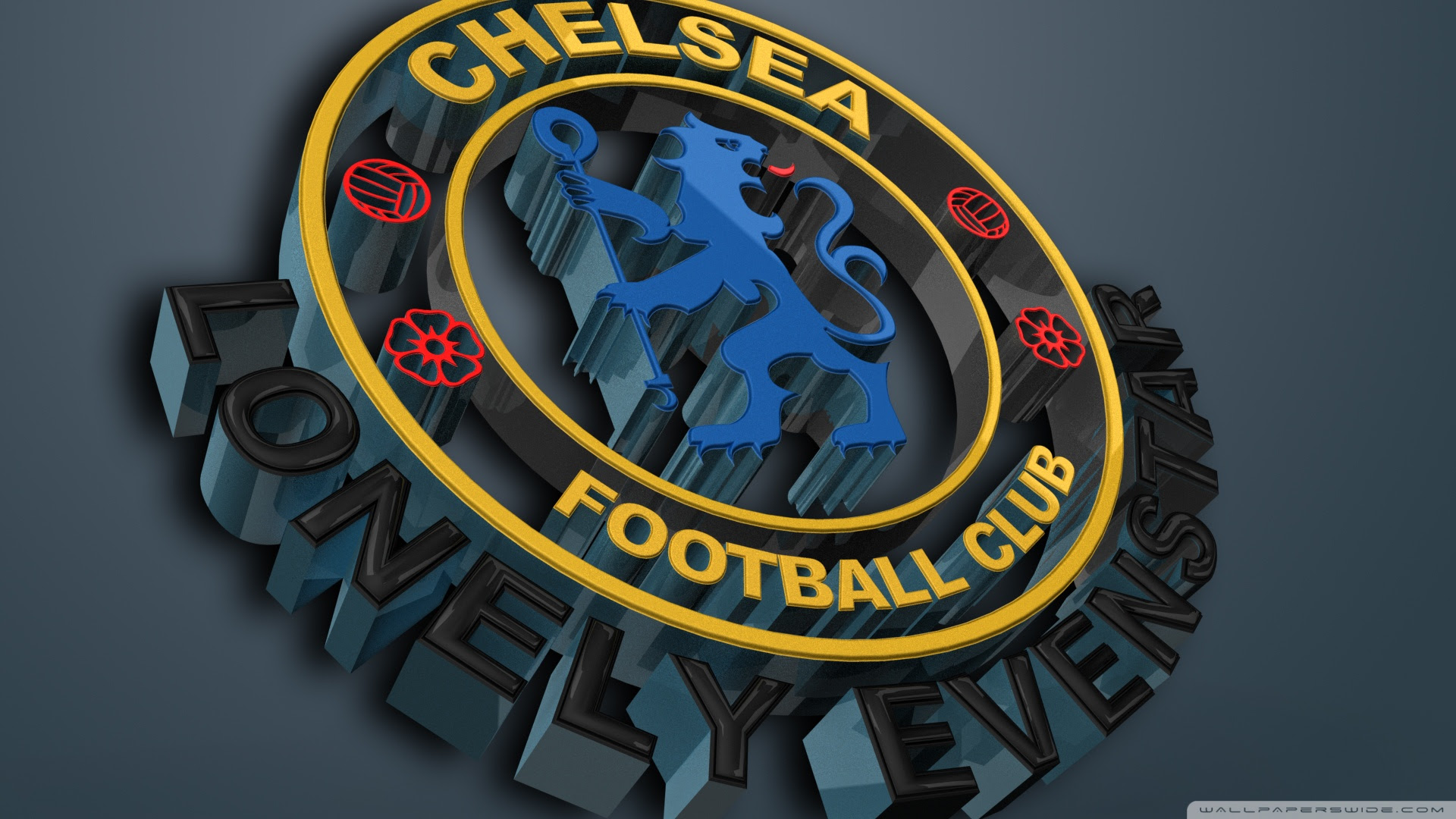 Wallpaper 3d Chelsea Gambar DP BBM