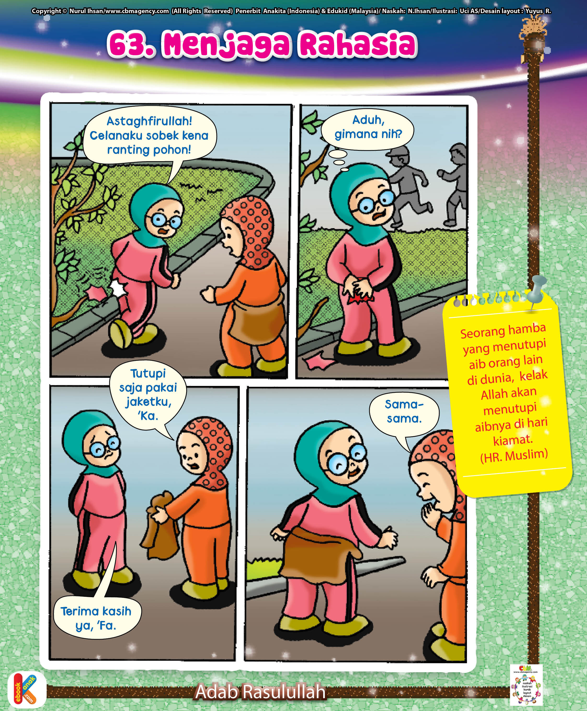 Gambar Komik Aku Menjaga Udara Bersih Komicbox