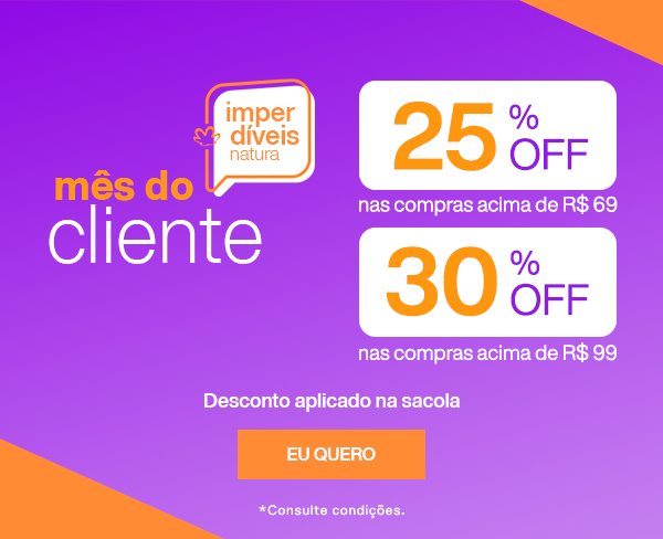 Começou! Mês do Cliente: Descontos Progressivos