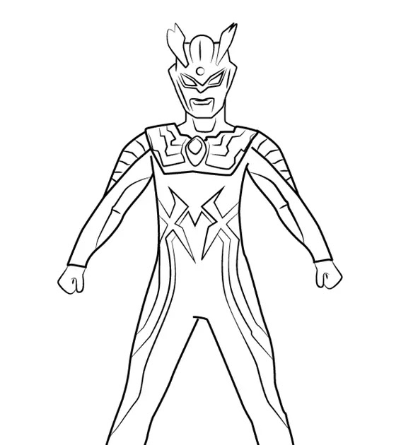  Mewarnai  Gambar  Ultraman  Warsio