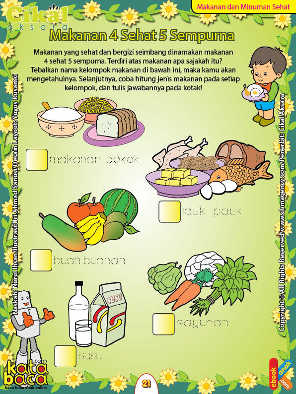  Mewarnai  Gambar  Makanan Dan Minuman Sehat gambarmewarnai2021