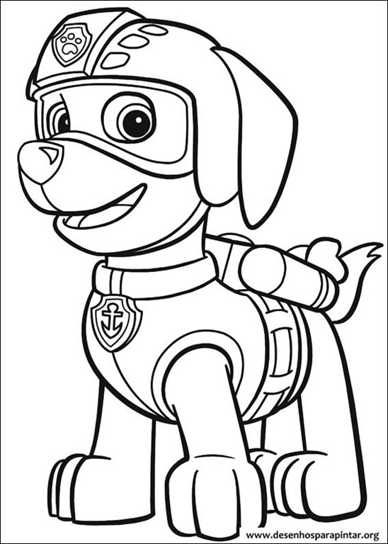 Desenhos Para Colorir E Imprimir Folha A4 - desenho para colorir patrulha canina brawl stars