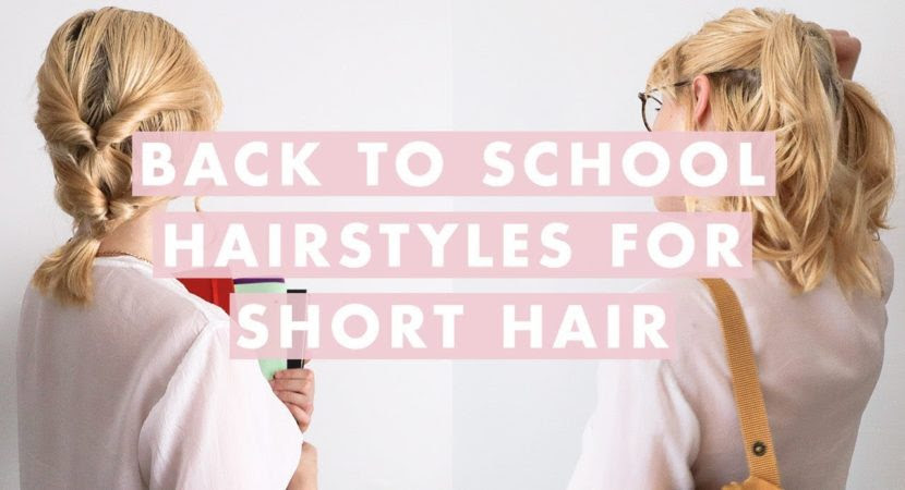 50 photos of celebrities' short haircuts and hairstyles done right. 3 Easy Back To School Hairstyles For Short Hair Video Beauty Help