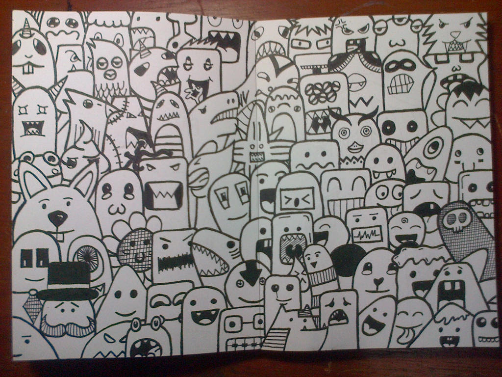 Contoh Doodle Art Pemula Contoh Soal2