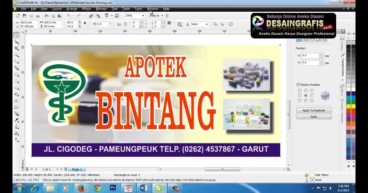 Download Contoh Spanduk  Apotek  desain  spanduk  keren