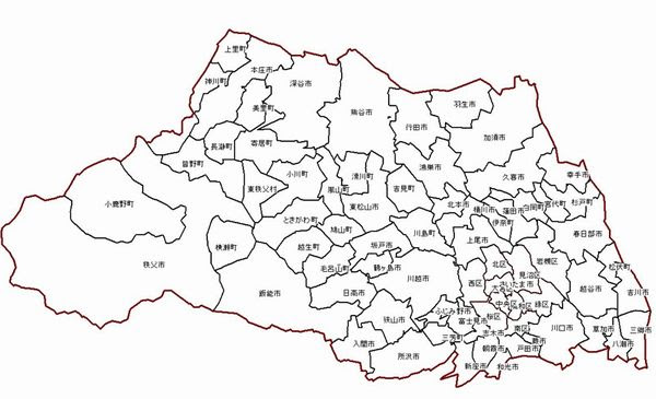 ディズニー画像のすべて 50 素晴らしい埼玉県 地図 イラスト フリー