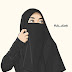 Gambar Hijab Syari Kartun