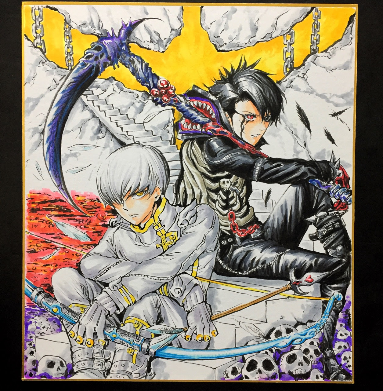 和風ファンタジー衣装 かっこいい 戦闘 服 イラスト 男