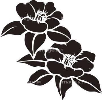 椿 花 イラスト 白黒 花 椿 イラスト 白黒 Jpsaepictj3yb