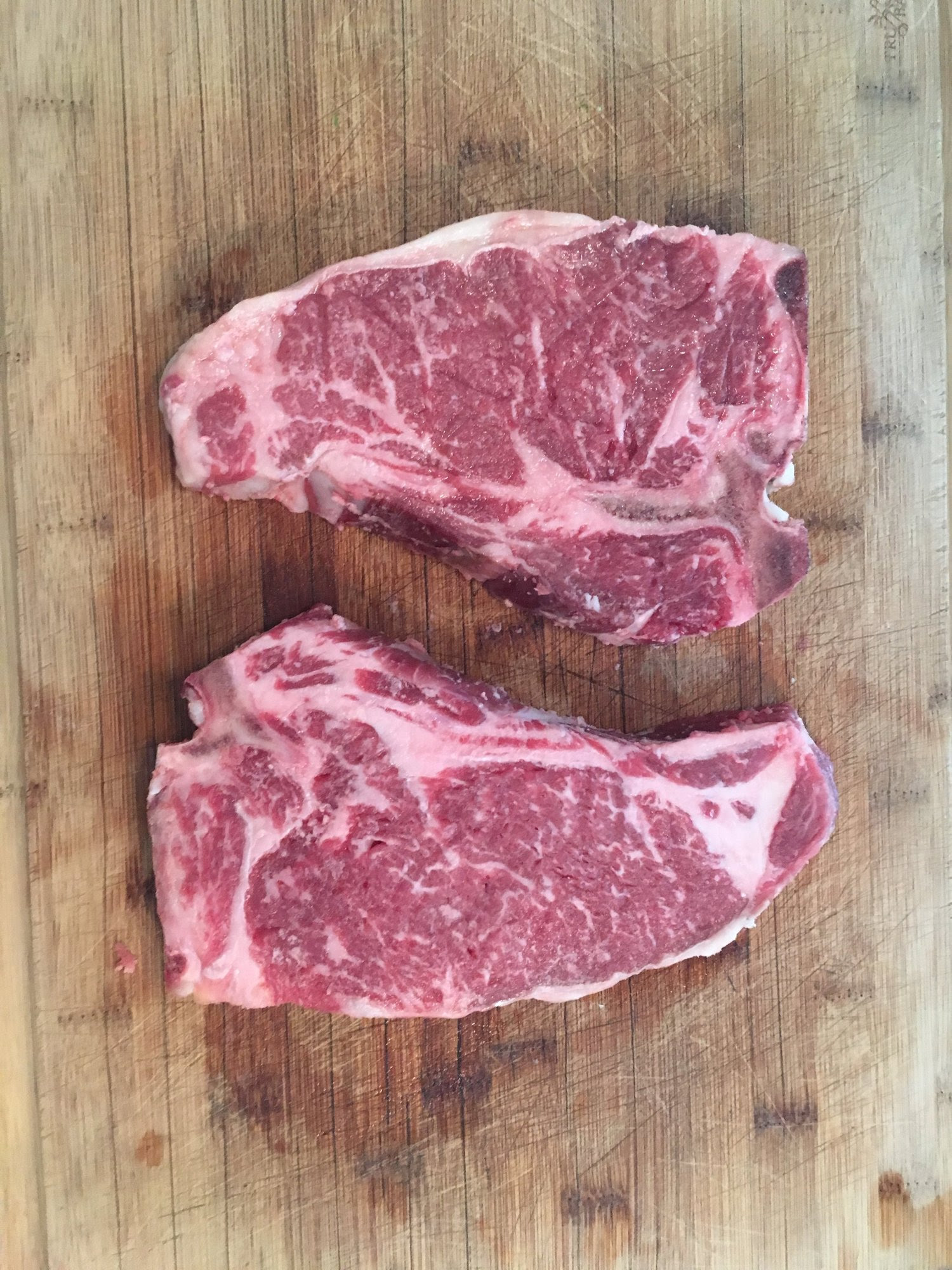 Dump a chimney of lit coals into the grill. Quick Cast Iron T Bone Steak Crooked Creek Beef