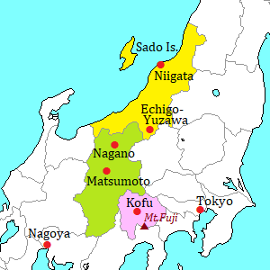 Fuji map of area around mt. Mount Fuji Yamanashi Shizuoka Prefectures Let S Travel Around Japan