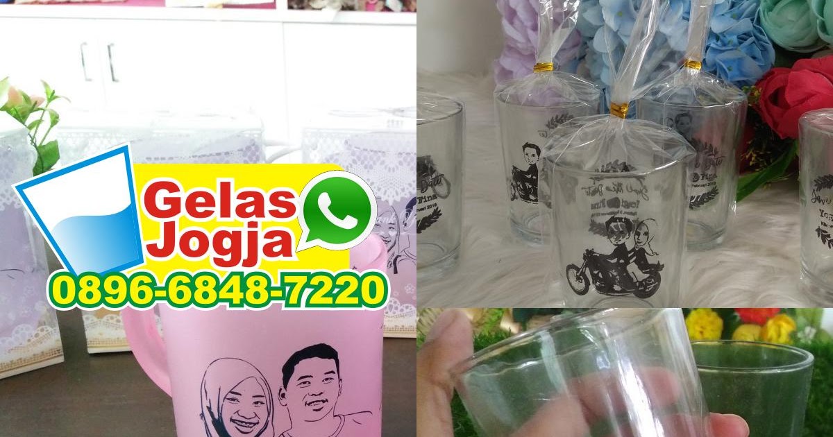  Sablon Gelas Di Bandung  0896 6848 7220 wa Grosir Gelas  