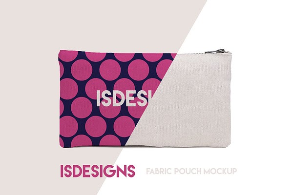 Fabric Pouch mockup PSD Template