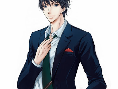 最高のイラスト画像 イケメン スーツ 男 イラスト