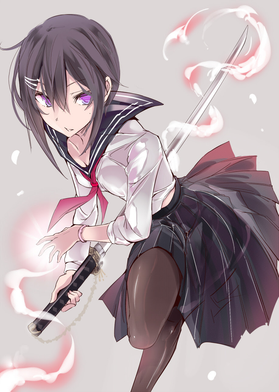 無料イラスト画像 新着かっこいい 刀 女 イラスト