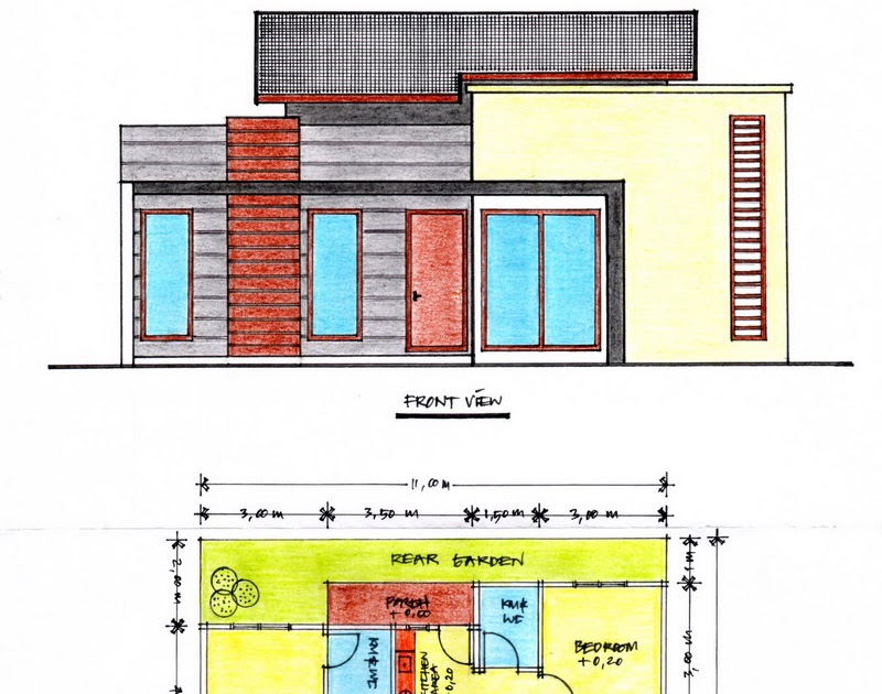 Desain Rumah Minimalis Ukuran 5x6