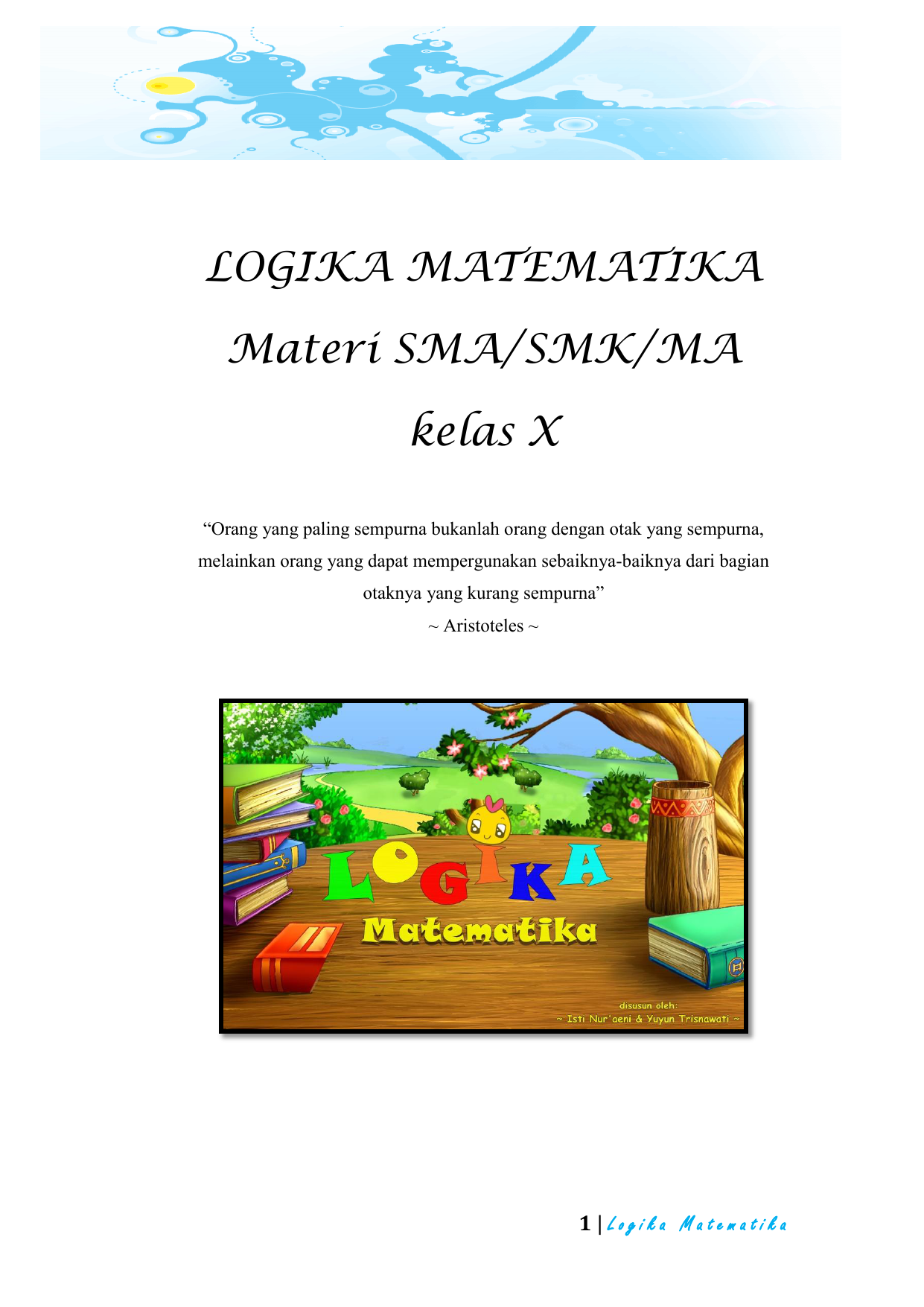 Materi Logika Matematika Smk