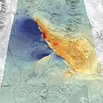 image of satellite data