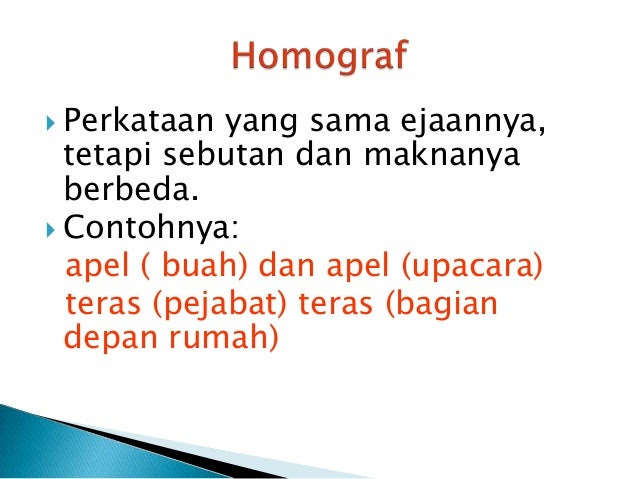 Contoh Homofon Yang Banyak - JobsDB