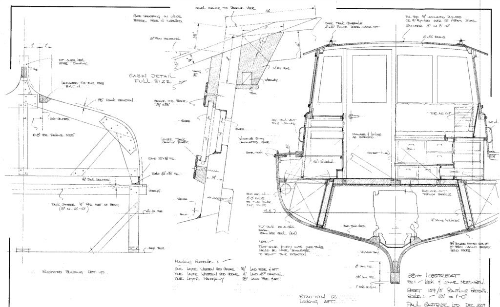 Lobster Boat Model Plans