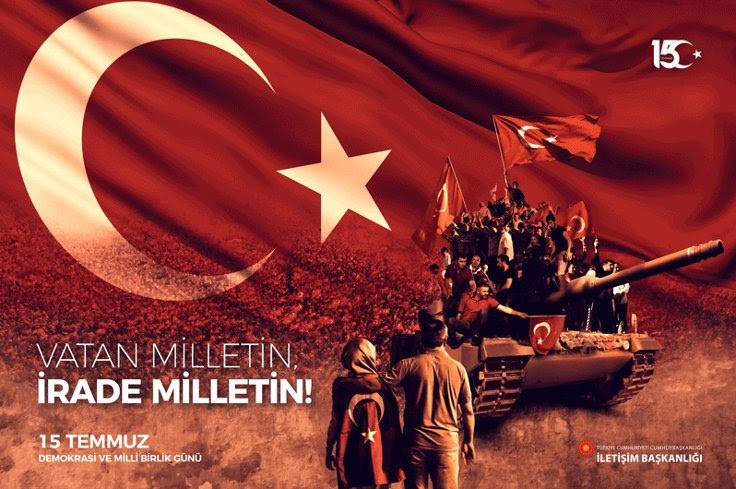 Başkentte vatandaşların tankların önüne geçerek darbe girişimine karşı tepki gösterme anları. Iste 15 Temmuz Resimleri Fotograflari