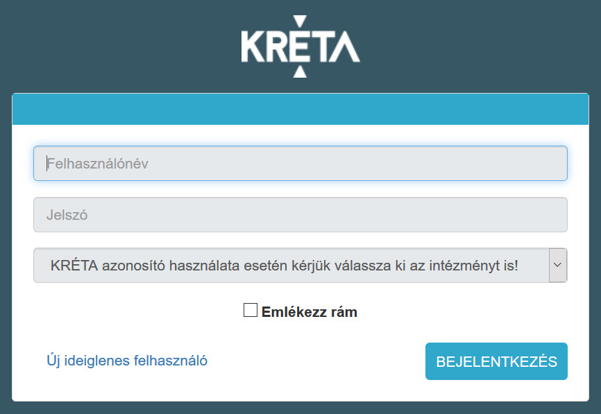 A neptun kréta (köznevelési regisztrációs és tanulmányi alaprendszer) a továbbiakban kréta a köznevelési intézmények oktatásszervezői feladatait támogató informatikai. Kreta Bethlen Gabor Tagintezmeny