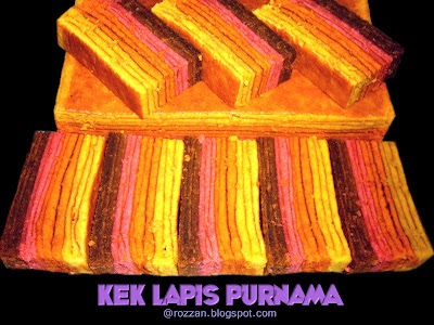 Riezanie's Recipe Collections: KEK LAPIS PURNAMA