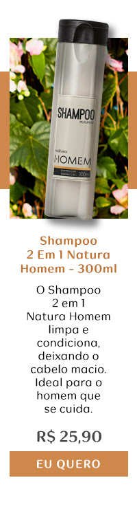 Shampoo 2 Em 1 Natura Homem - 300ml