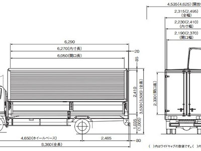 8 トン 車 サイズ 235865-8トン車 サイズ