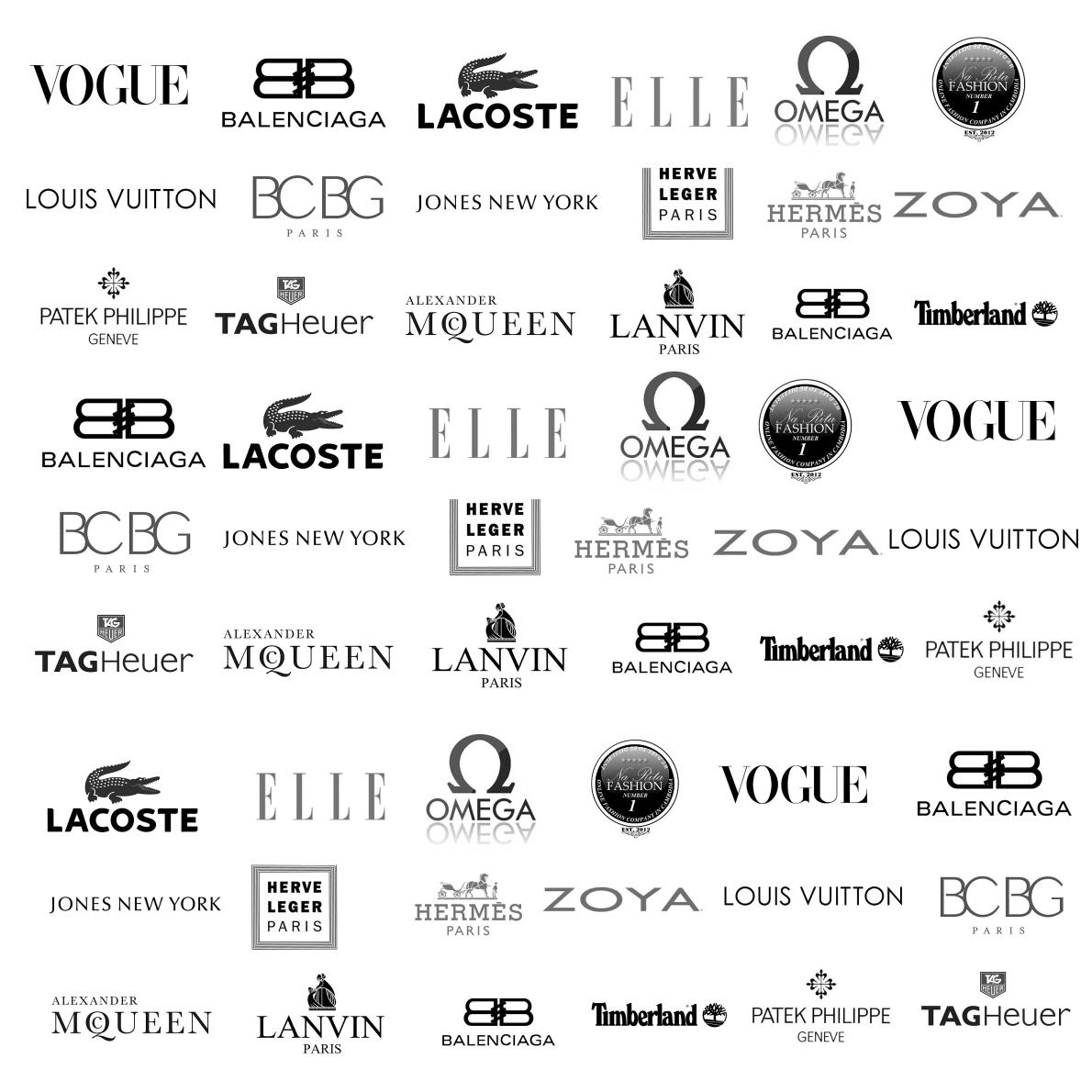 Famous Clothes Designer Logos Sahara