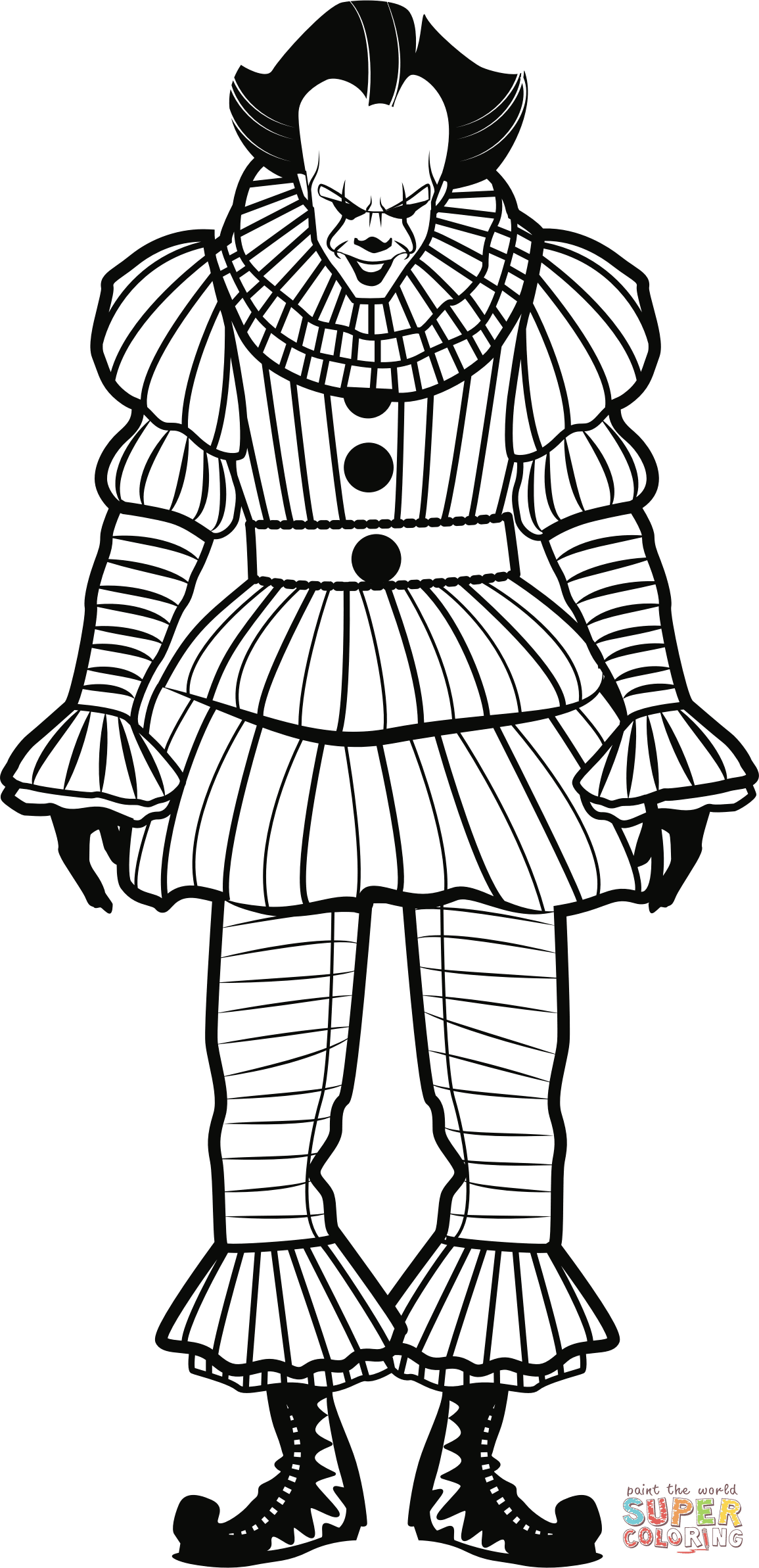 Color in this clown coloring page and others with our library of online coloring pages! Coloriage Clown Coloriages A Imprimer Gratuits