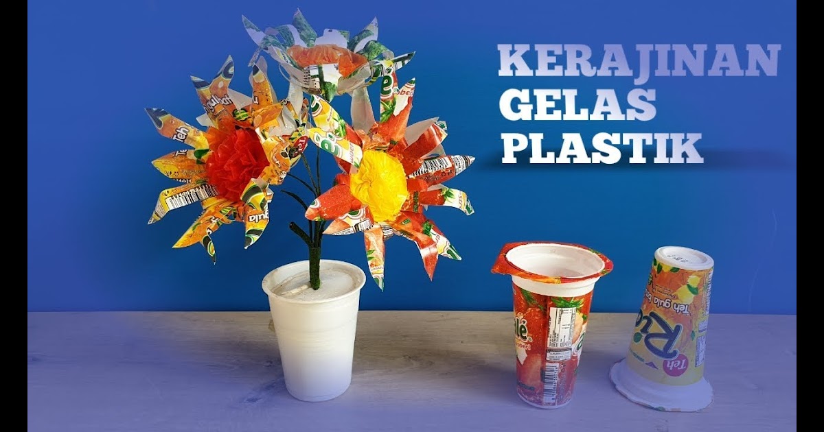 Cara Membuat Kerajinan  Tangan Dari  Plastik  Bekas