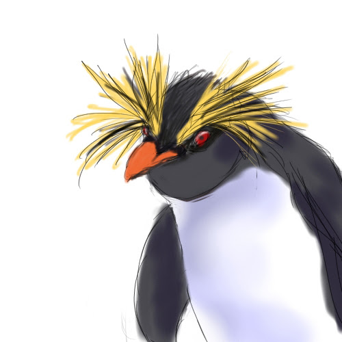 ダウンロード リアル イワトビペンギン イラスト