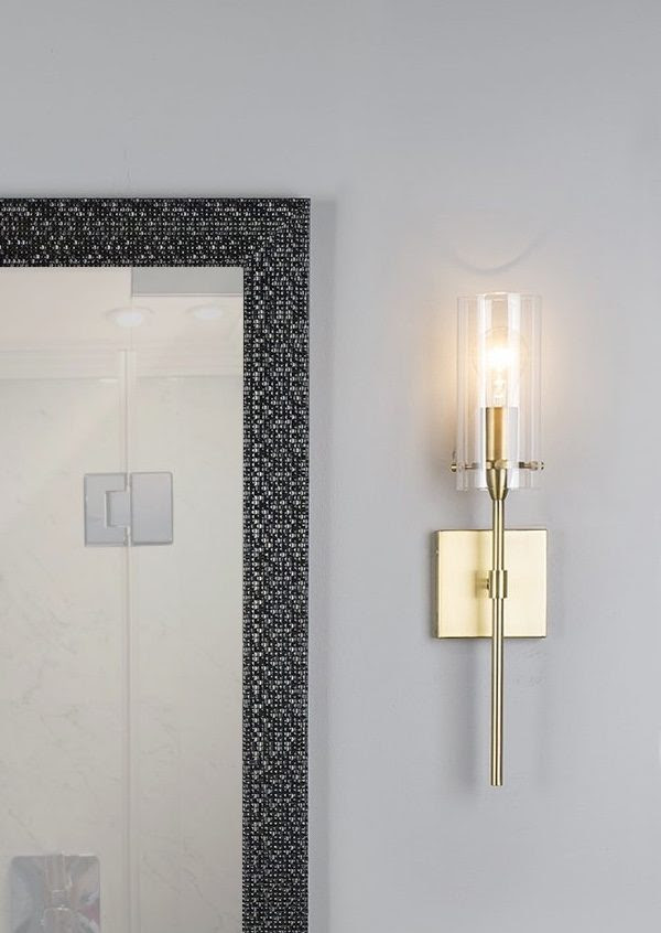 Modern led sconce wall light with white glass in dark restoration bronze finish. 50 Uniquely Modern Wall Sconces That Also Serve As Decorative Pieces