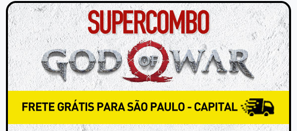 Supercombo God Of War com frete grátis para São Paulo - Capital