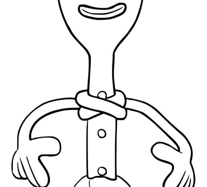 Forky Colouring Pages Free | Coloring Page Blog