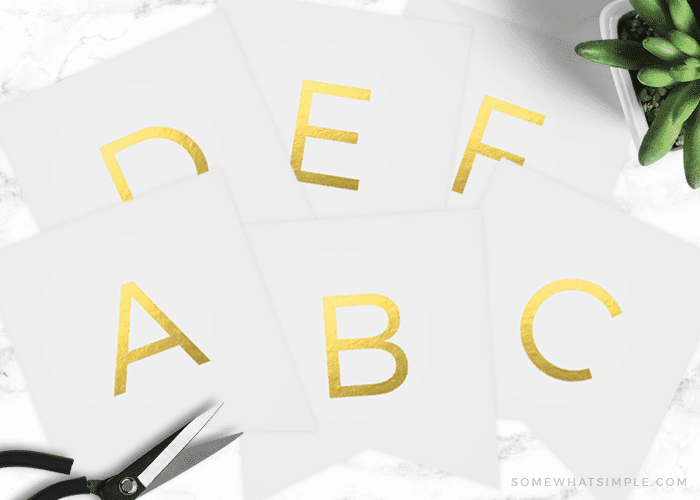 Free Printable Individual Christmas Alphabet Letters ...