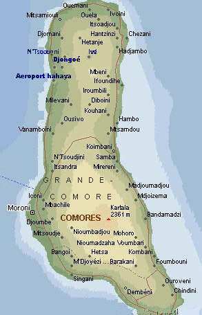 La Grande Comore n'est pas une colonie, mais un pays de 