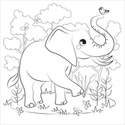 Printable coloring pages of elephant for kids. Elephants Coloring Pages Free Coloring Pages