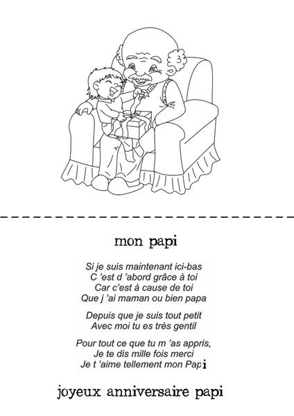 Carte Joyeux Anniversaire Papy Antonetta
