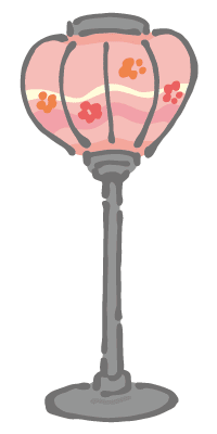 子供向けぬりえ 上雛祭り ぼんぼり イラスト