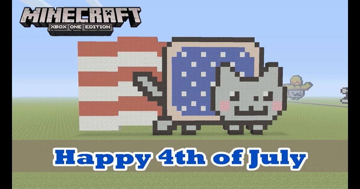 Nyan Cat Pixel Art Minecraft Tutorial Create Your Own Nyan Cat Jump In The Firee