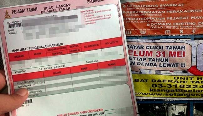 Kadar Cukai Tanah Di Selangor - Umpama a