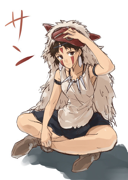 元のもののけ姫 サン 可愛い 壁紙コレクション