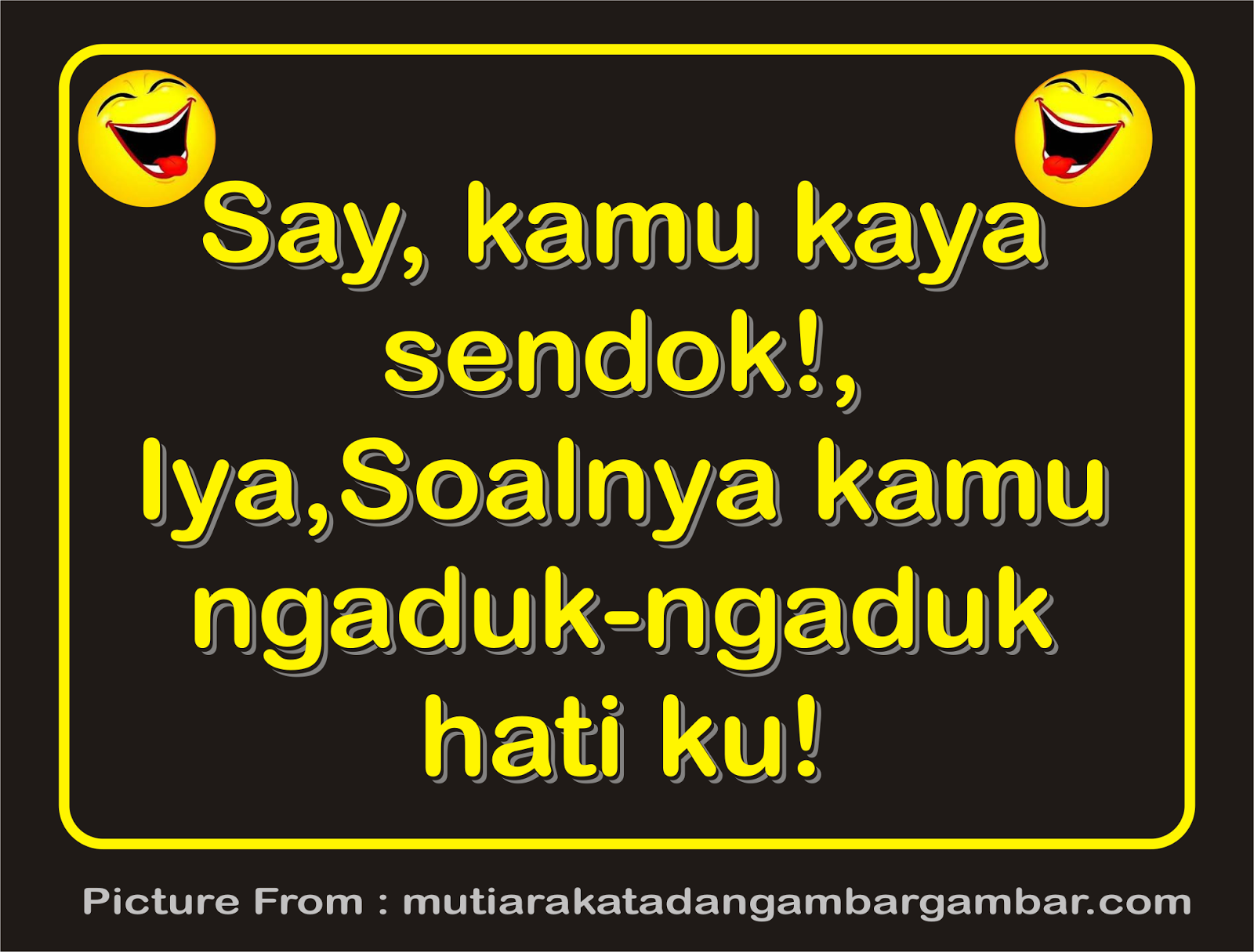 Gambar Dan Kata Kata Pantun Lucu Stok Gambar Lucu