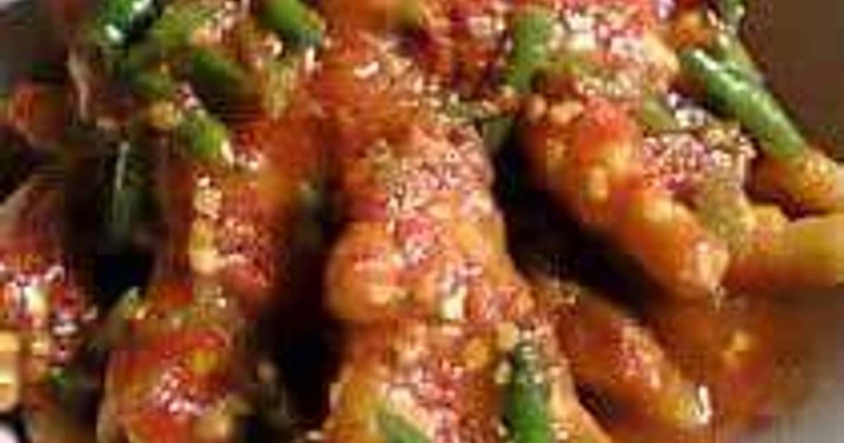 Resep Ceker Ayam Asam Pedas Manis - Gapura I