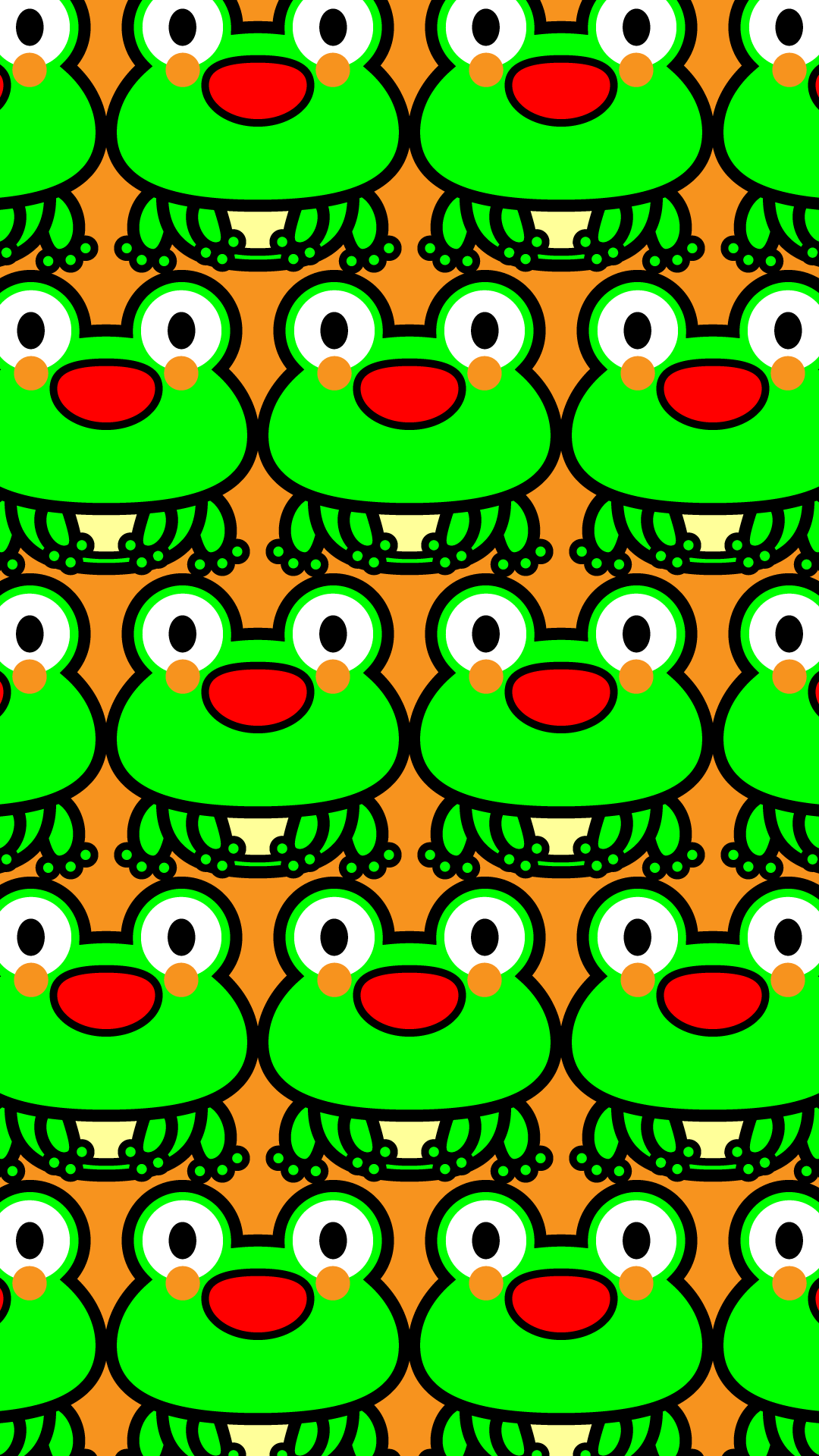 美しい花の画像 トップ100 スマホ カエル イラスト 壁紙