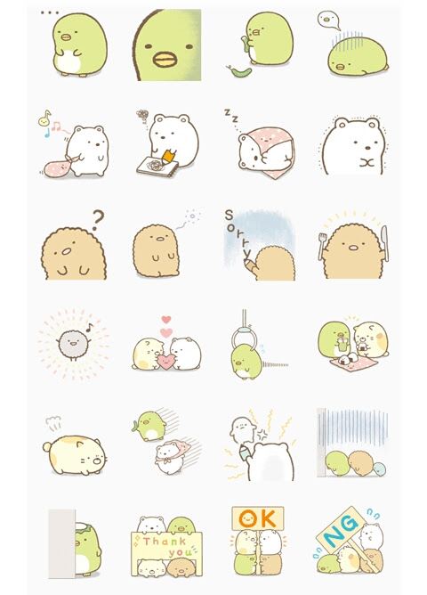 Japan Image すみっこ ぐらし 無料 スタンプ
