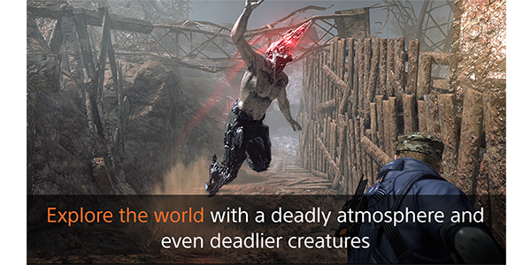 Explore the world with a deadly atmosphere and even deadlier creatures